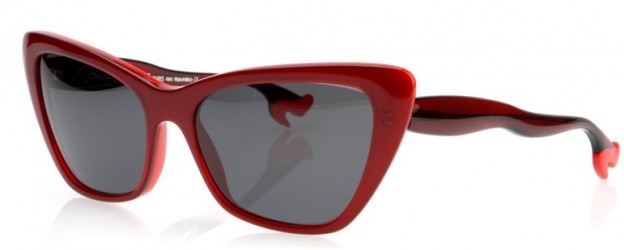 RED SUNGLASSES SHOES BOCCA BY FACE A FACE THE HOUSE OF EYEWEAR PARIS